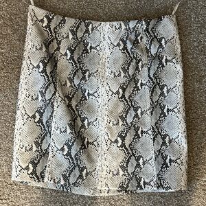 Wild Honey Snake Print Pencil Skirt